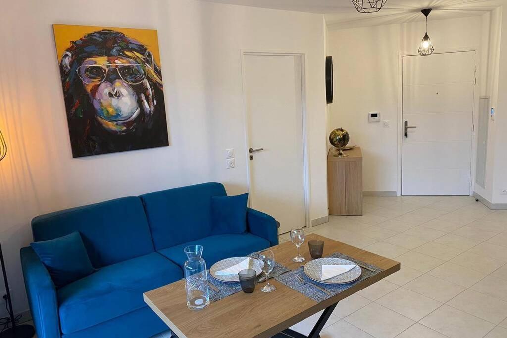 Apartmán Deux Pieces Moderne Et Chaleureux Saint-Laurent-du-Var Exteriér fotografie